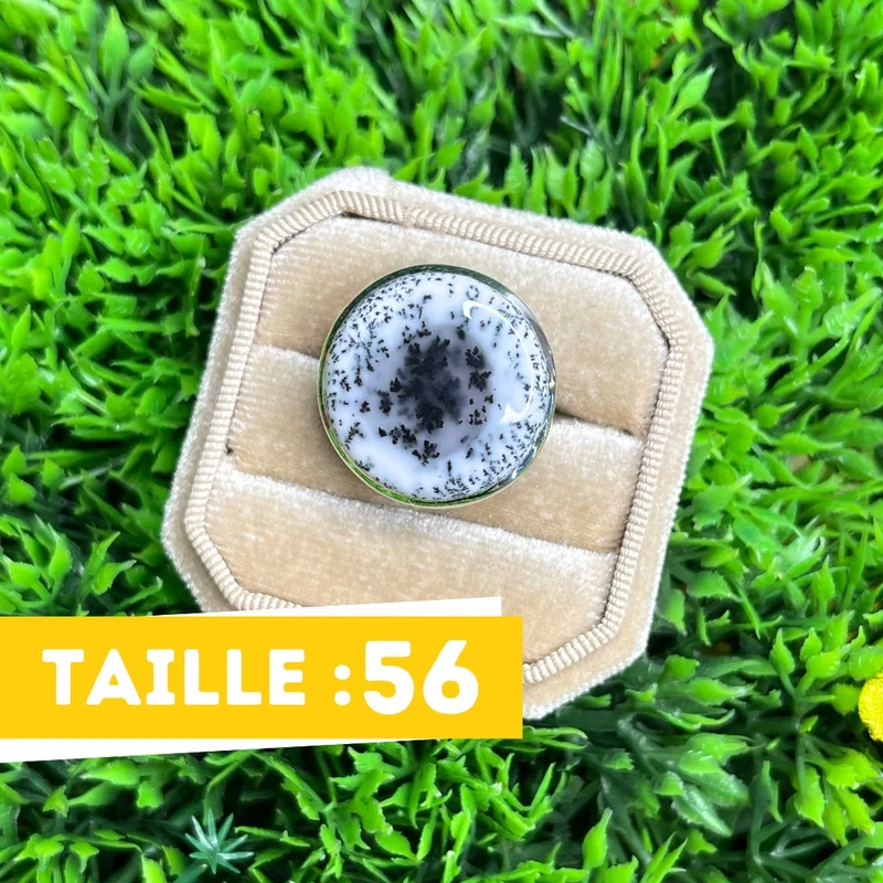Dendritischer Opalring #22