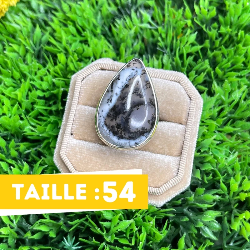 Dendritischer Opalring #26