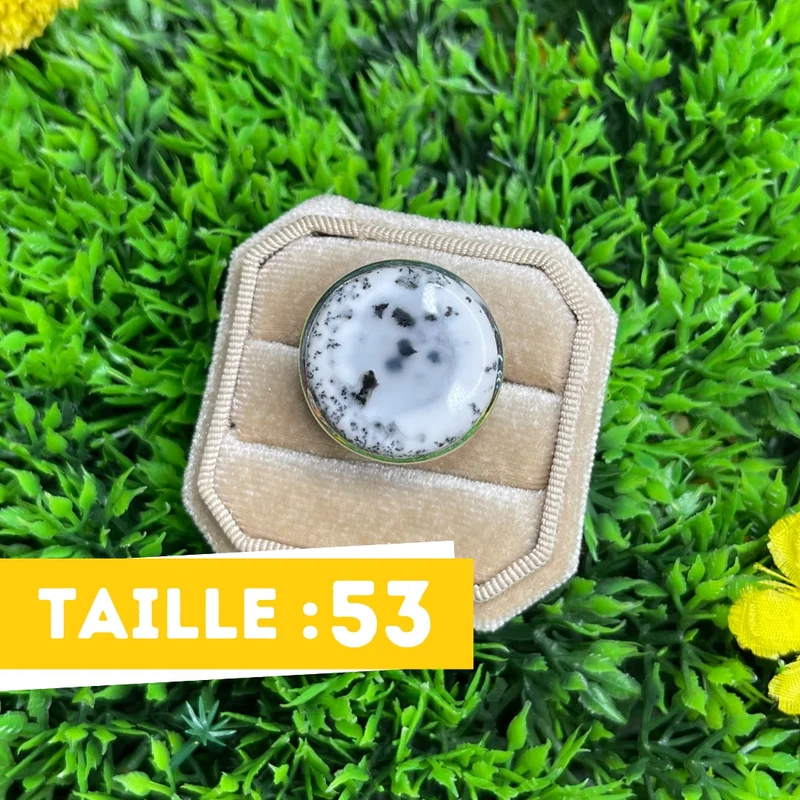 Dendritischer Opalring #30