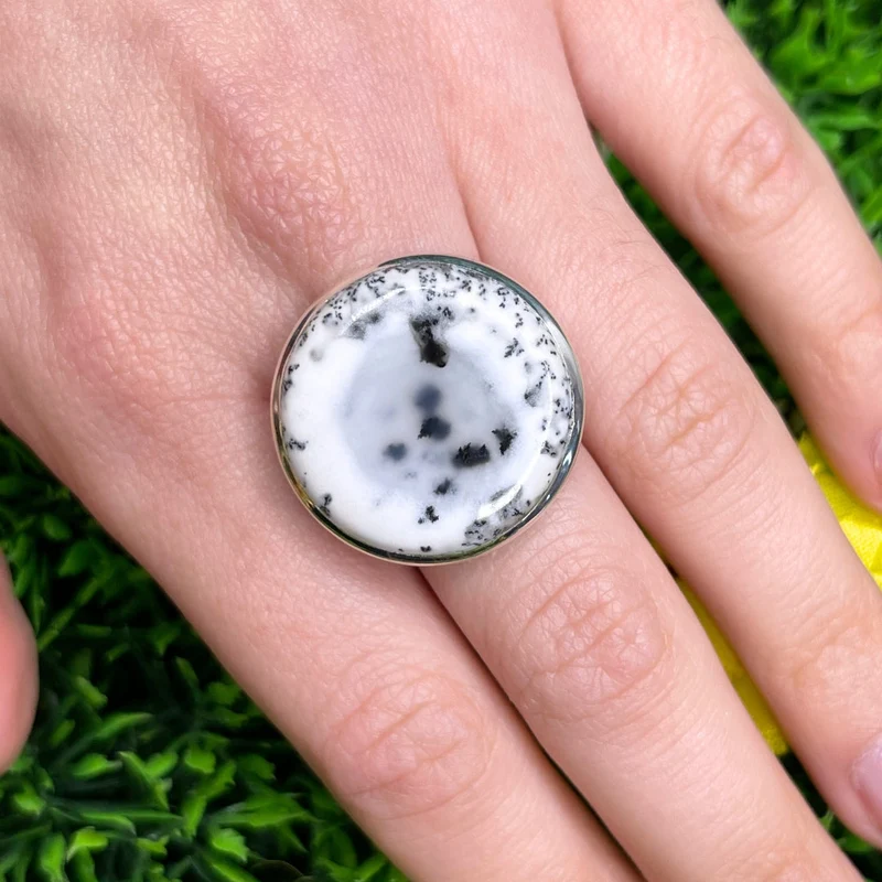 Dendritischer Opalring #30