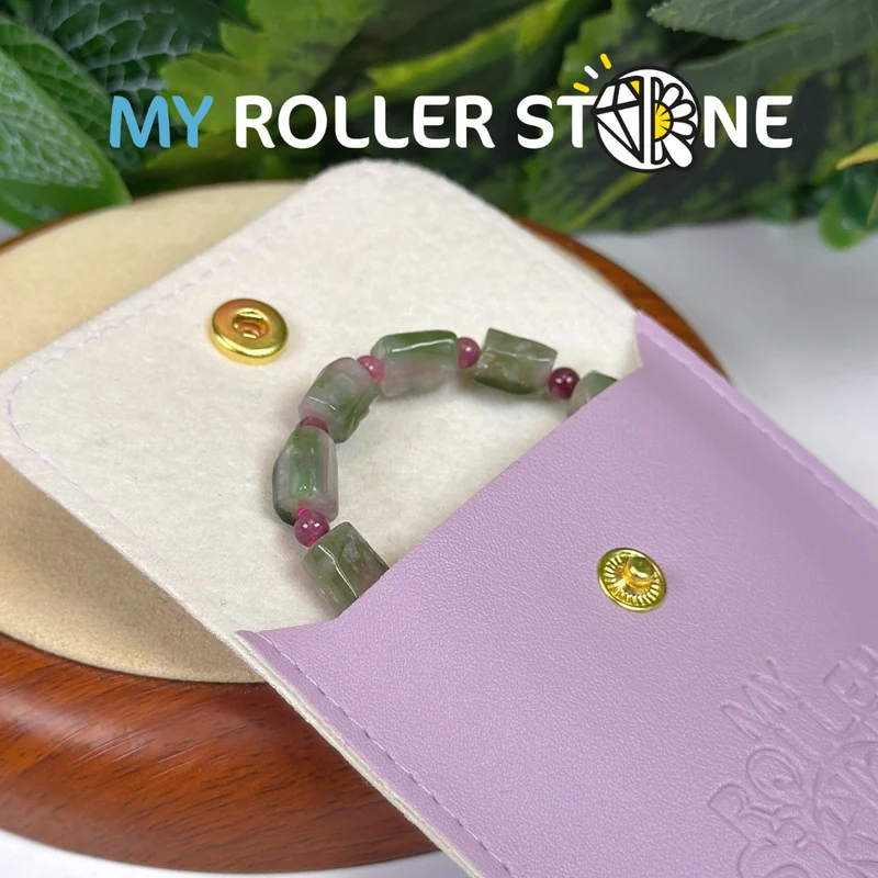 Wassermelonen-Turmalin-Armband