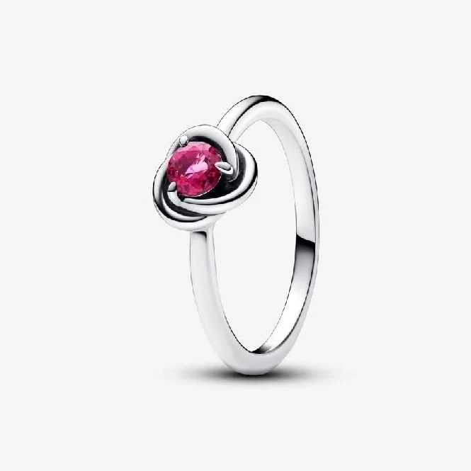 October Birthstone Eternity Circle Ring, Size 48