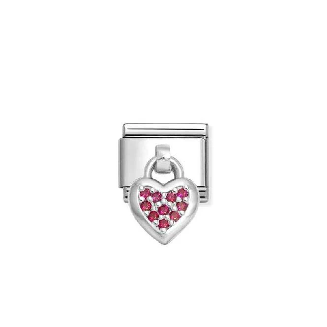 Classic Silver Red Heart Love & Hearts Charms