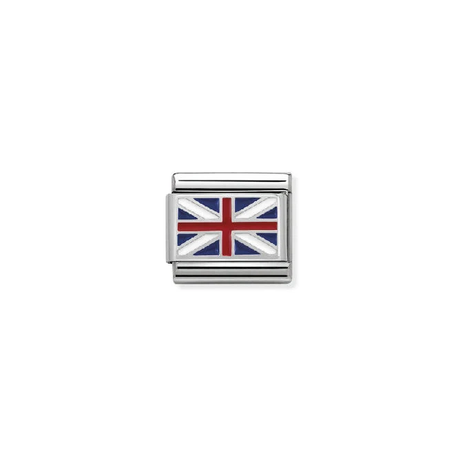 Classic Silver Great Britain - Union Jack Travel Charms