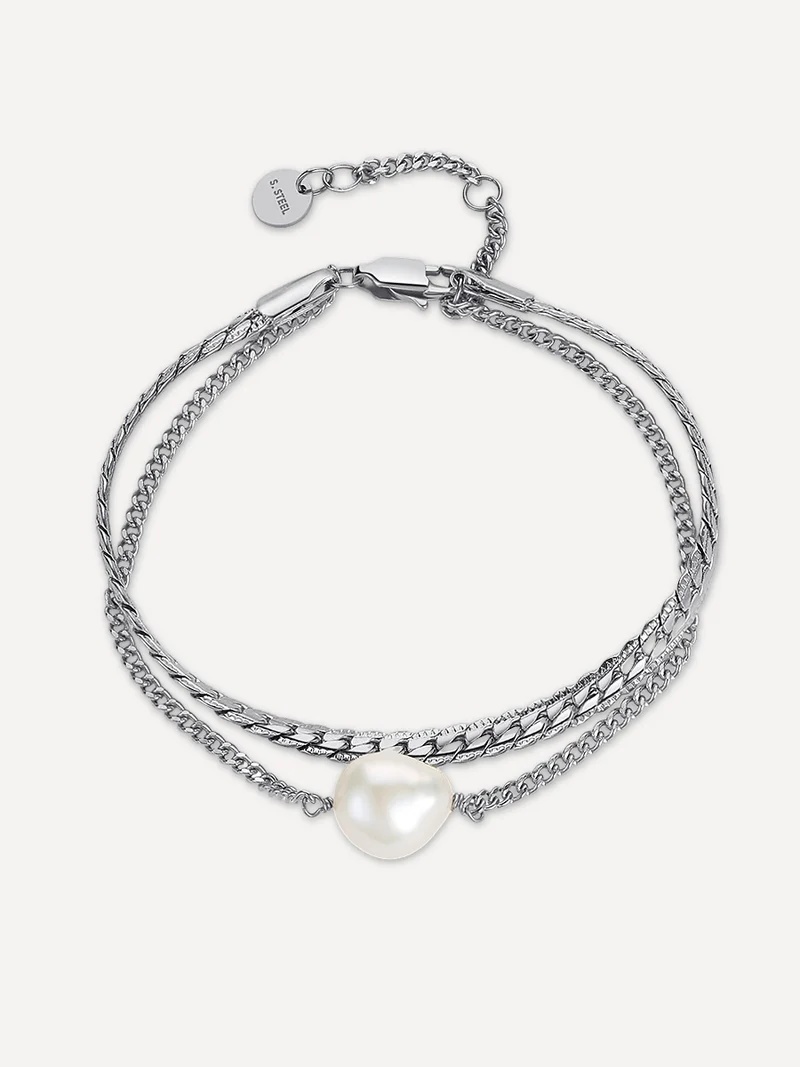 Modern Pearl Armband