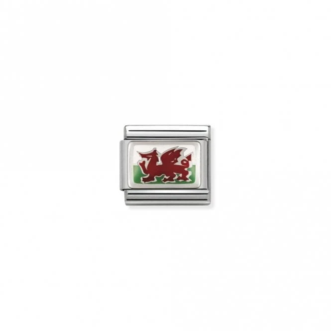 Classic Silver Wales - Welsh Dragon Travel Charms