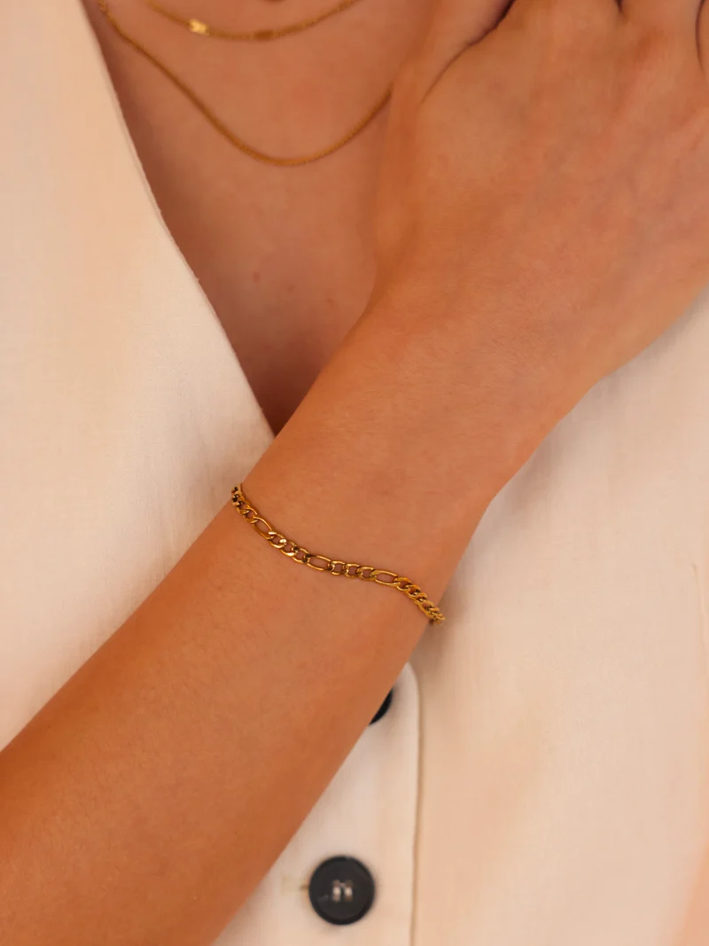 Figaro Steel Armband