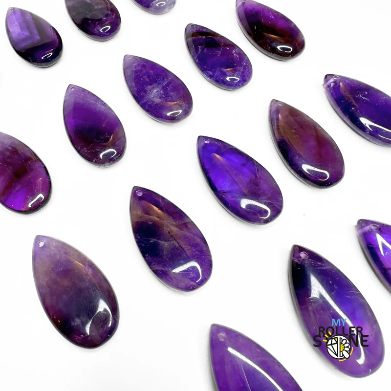 Amethyst-Tropfen-Anhänger