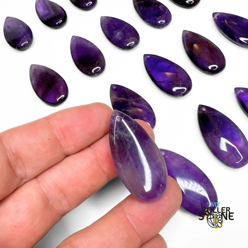 Amethyst-Tropfen-Anhänger