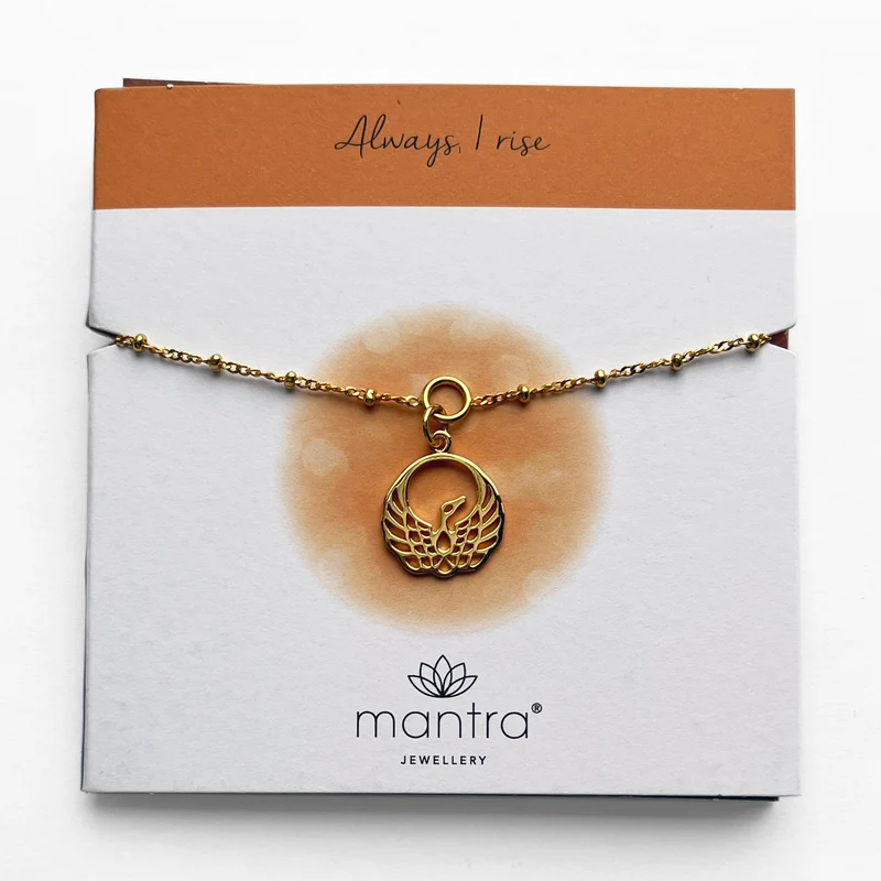 Phoenix Charm Bracelet in Gold