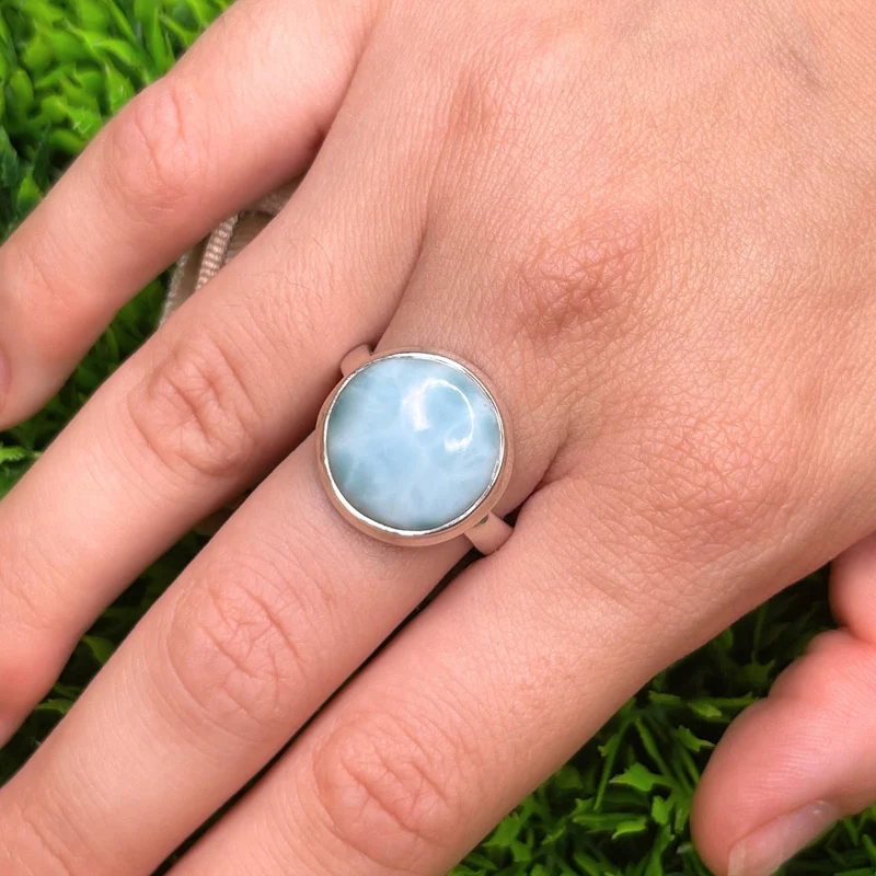Larimar-Silberring #107