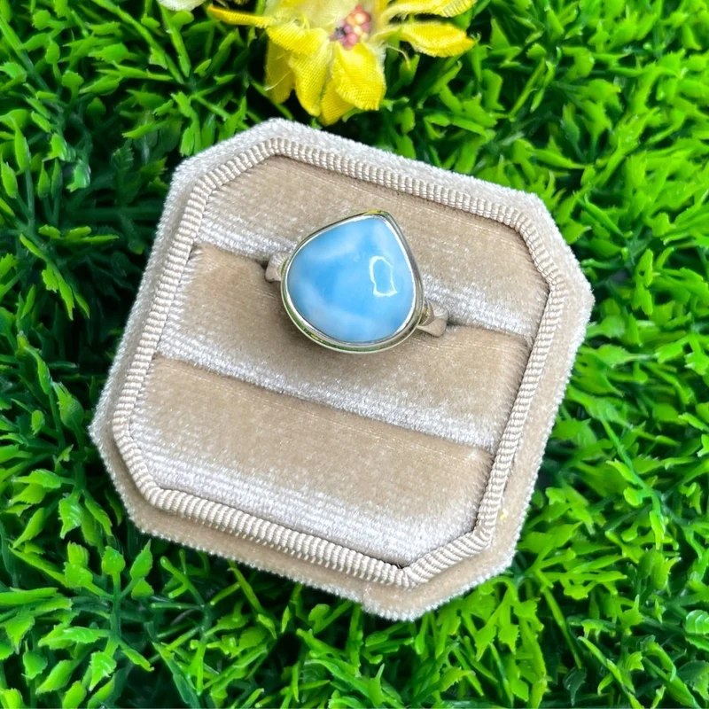 Larimar-Silberring #89