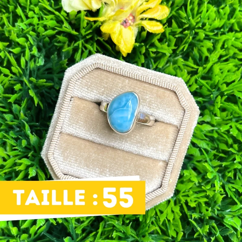 Larimar-Silberring #65