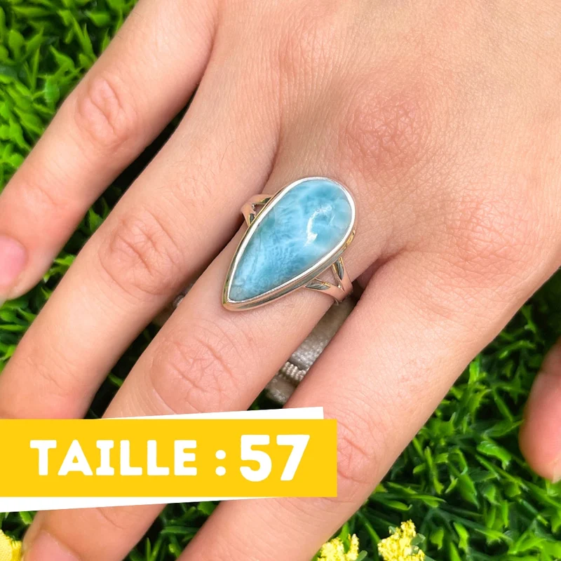 Larimar-Silberring #73