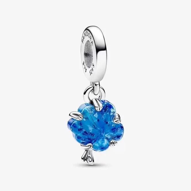 Family Tree Blue Murano Glass Charms