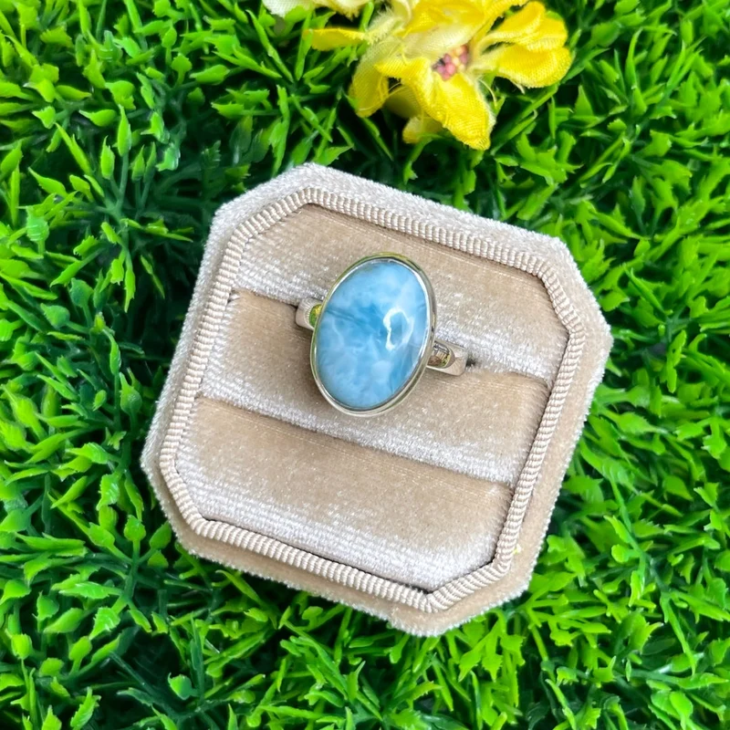 Larimar-Silberring #78