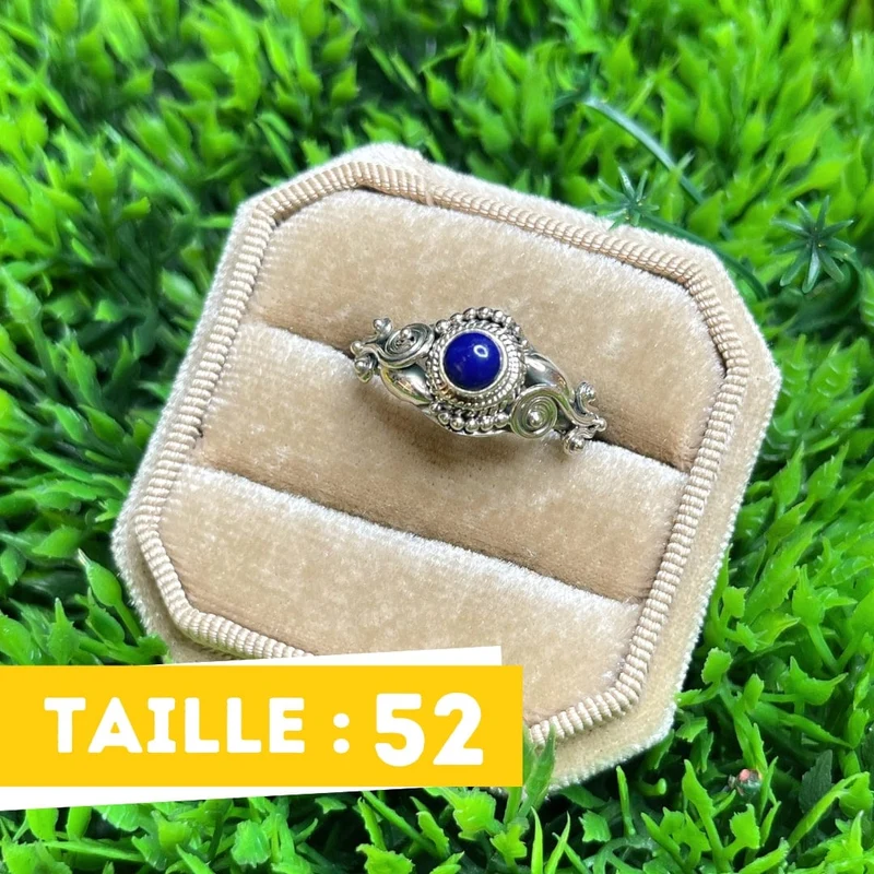 925 Silberring Lapislazuli #19