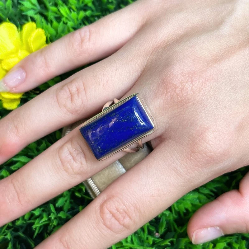 Lapislazuli-Silberring #32