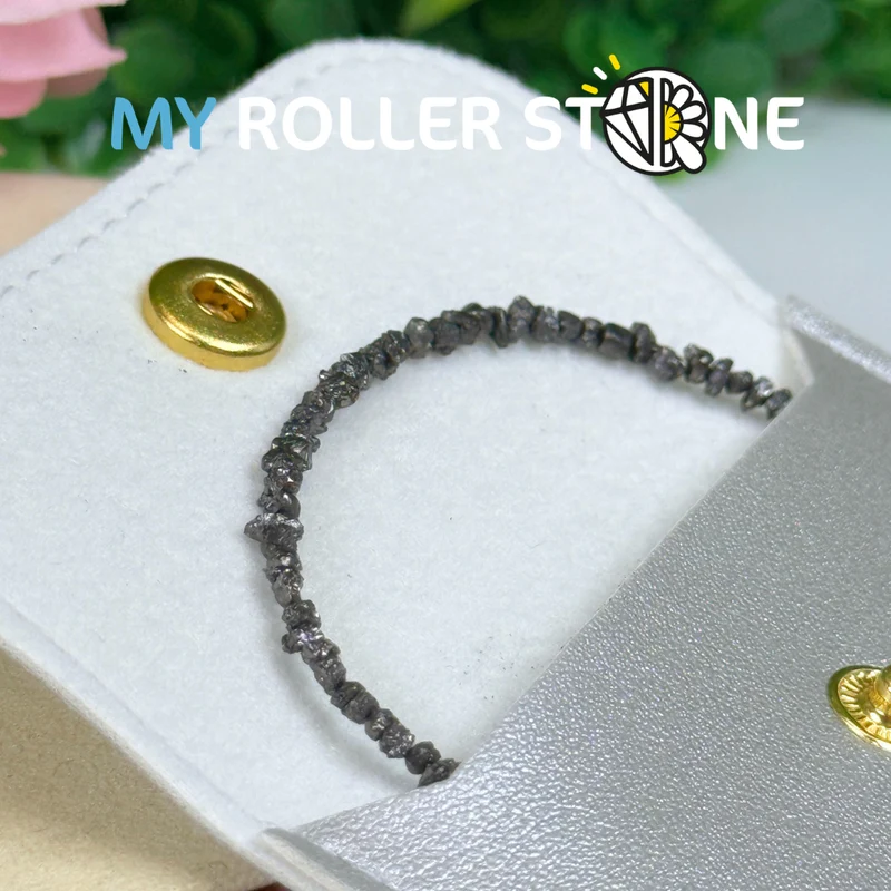 Armband aus 925er Silber mit schwarzem Diamant