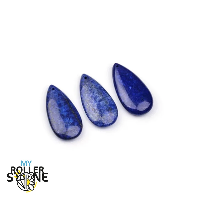 Tropfenanhänger (Labradorit, Lapislazuli, Tigerauge, Bronzit)