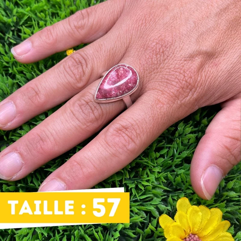 Thulit-Silberring #15