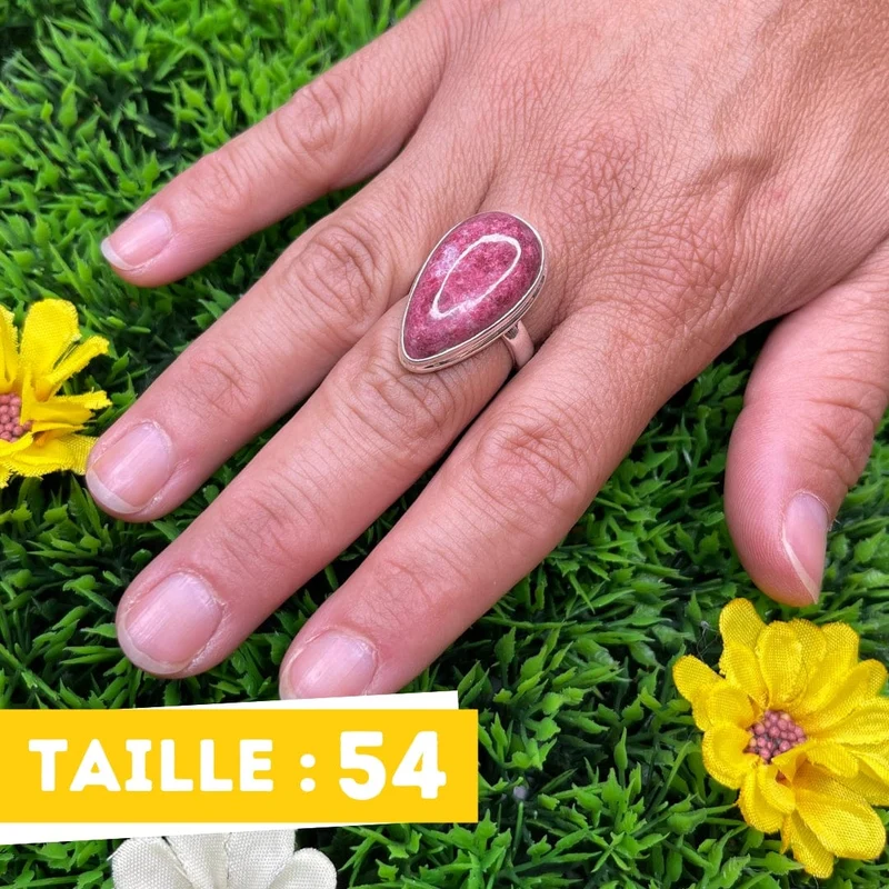 Thulit-Silberring #8