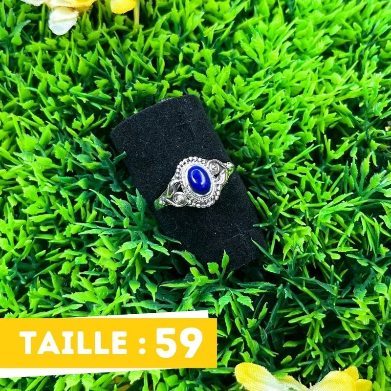 925 Silberring Lapislazuli #11