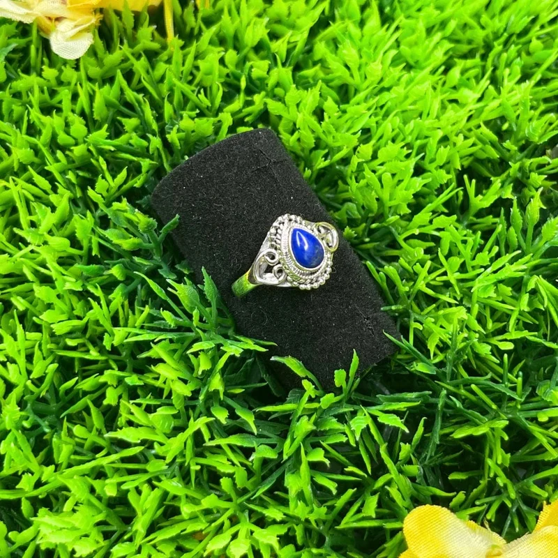 925 Silberring Lapislazuli #6