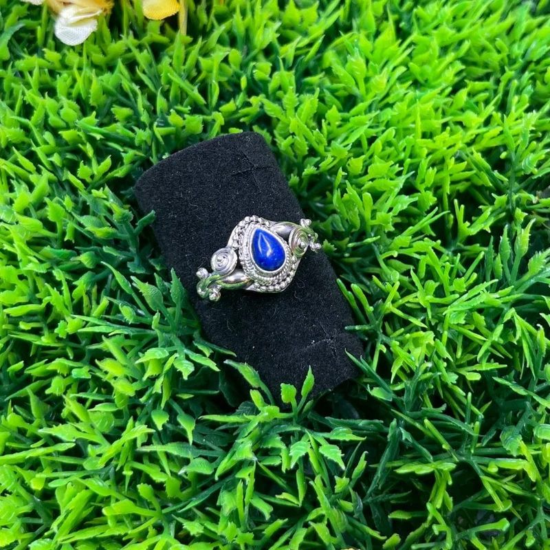 925 Silberring Lapislazuli #3