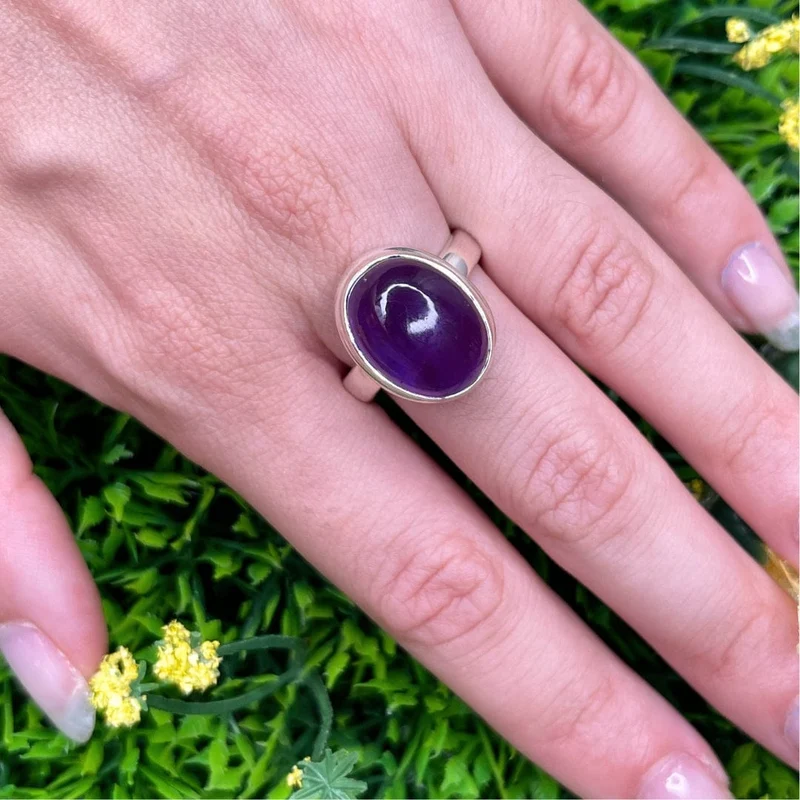 Amethyst-Silberring #31