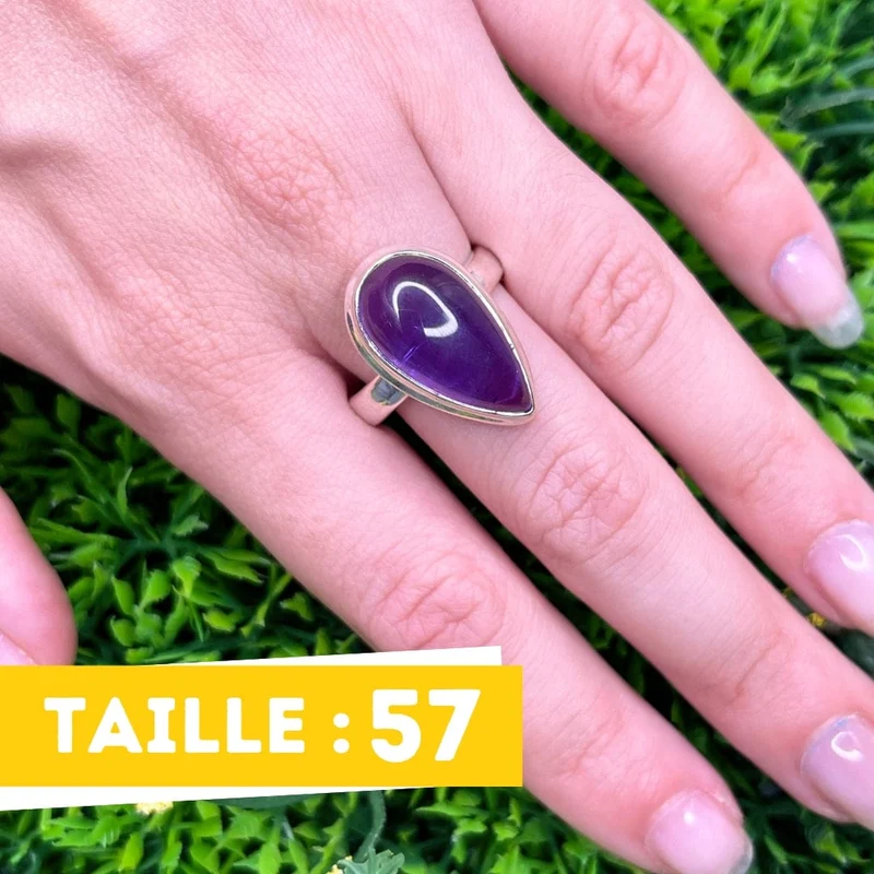 Amethyst-Silberring #30