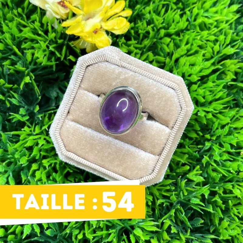 Amethyst-Silberring #34