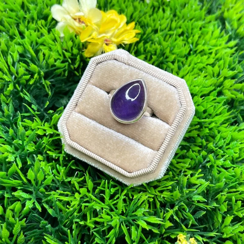 Amethyst-Silberring #37