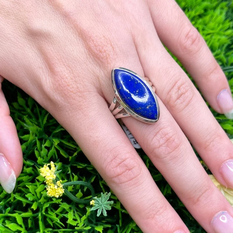 Lapislazuli-Silberring #42