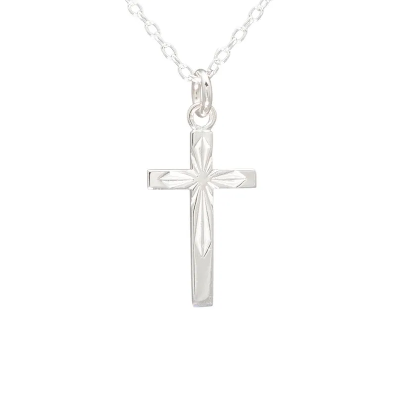 Cross Necklace in Sterling Silver