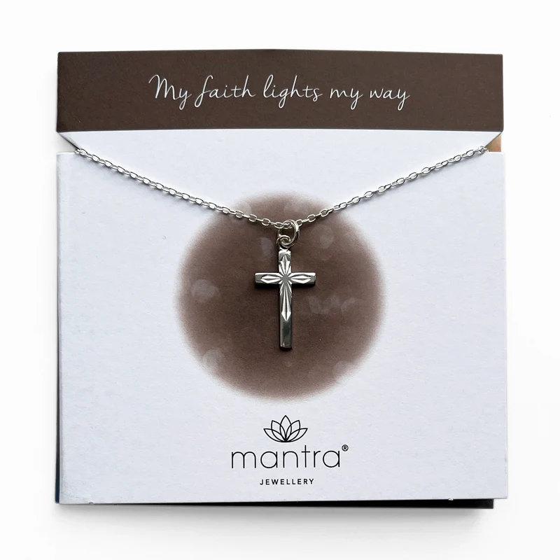Cross Necklace in Sterling Silver
