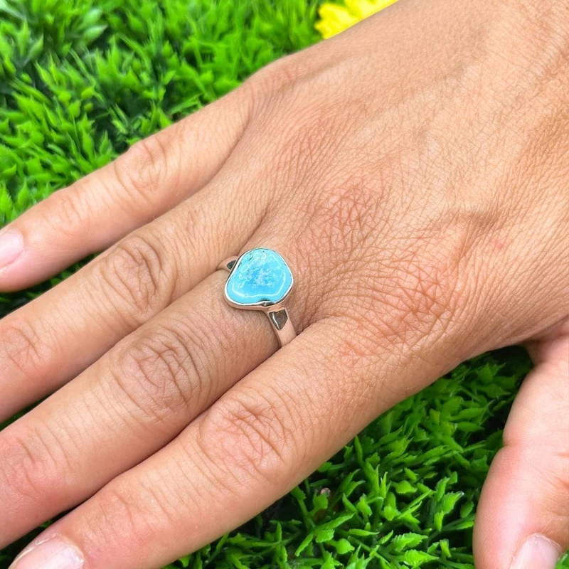 Kingman #925 Türkis 4 Silber Ring