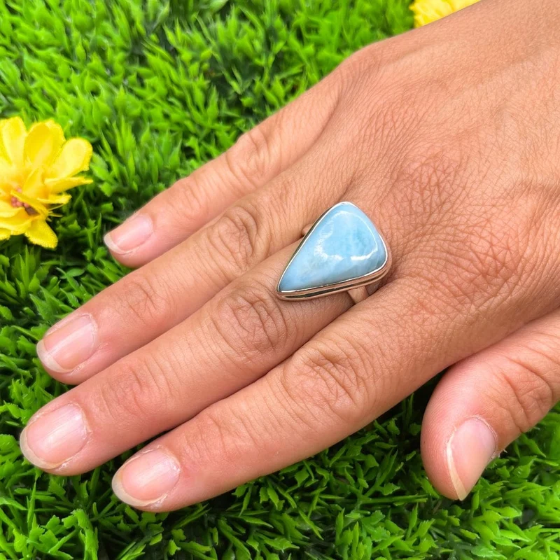 Larimar-Silberring #2