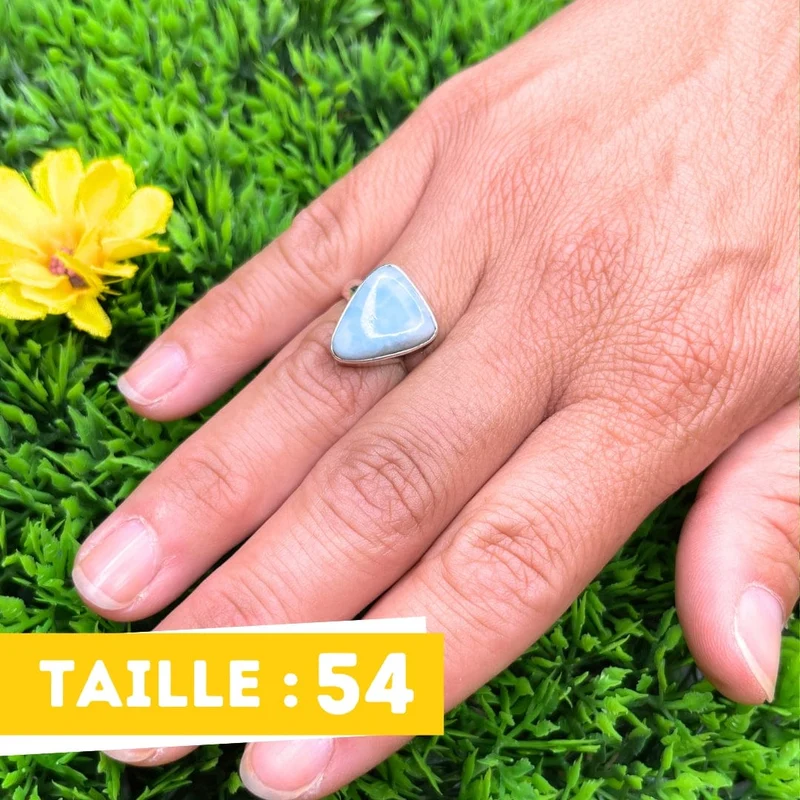 Larimar-Silberring #15