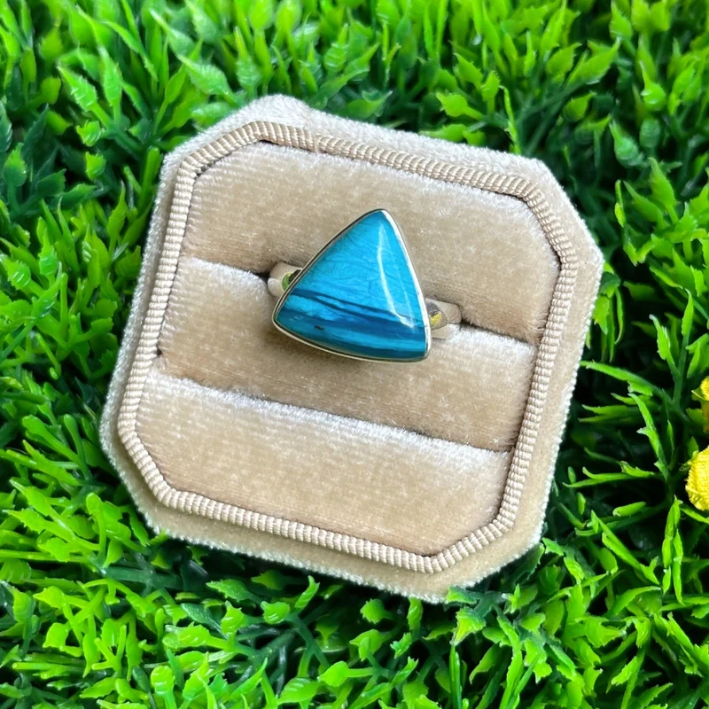 Peruanischer Blauer Opalring #26