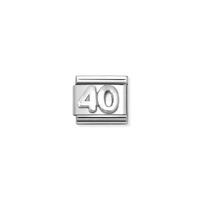 Classic Oxidised Silver 40 Letters & Numbers Charms