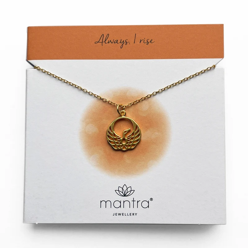Phoenix Necklace in Gold