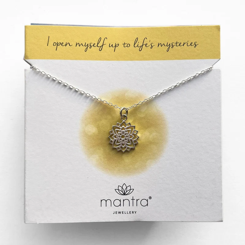 Crown Chakra Necklace in Sterling Silver