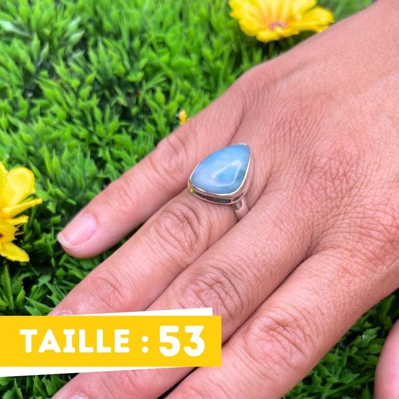 Larimar-Silberring #3