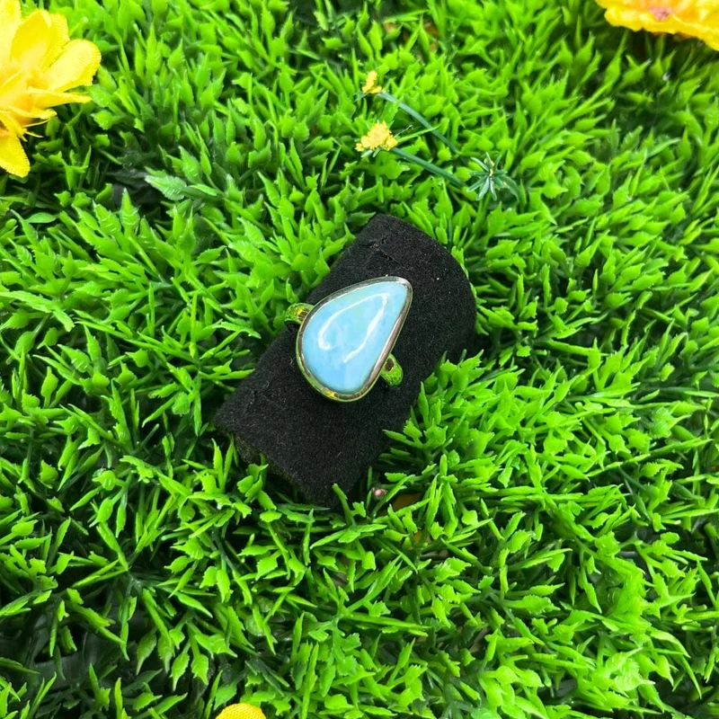 Larimar-Silberring #19