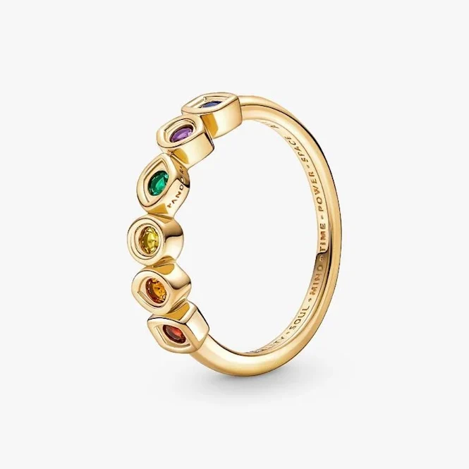 Marvel The Avengers Infinity Stones Ring, Size 54