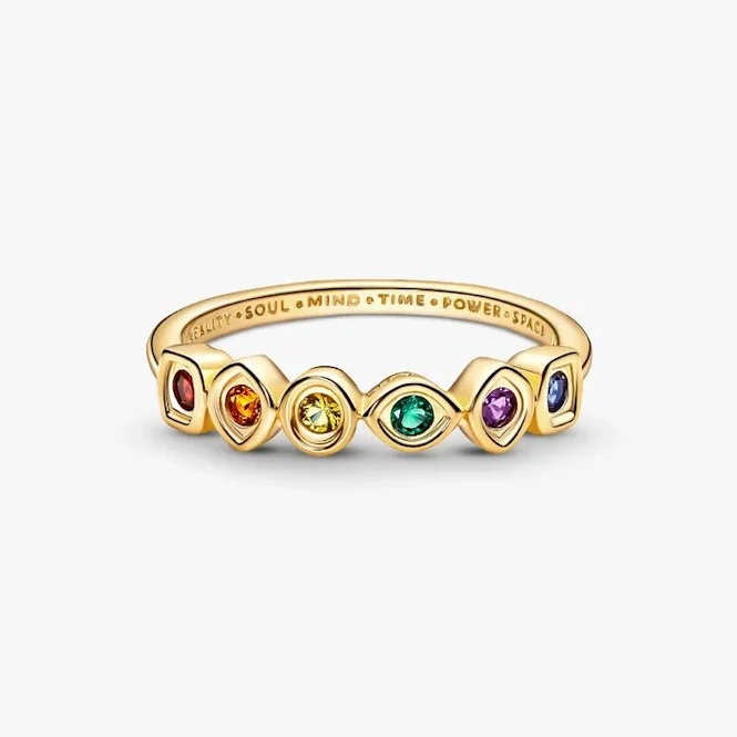 Marvel The Avengers Infinity Stones Ring, Size 54