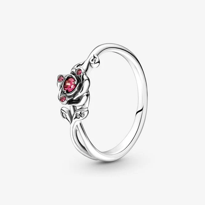 Disney Beauty and the Beast Rose Ring, Size 54