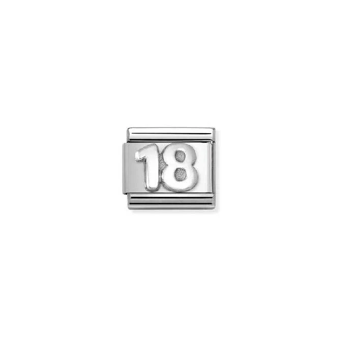 Classic Oxidised Silver 18 Letters & Numbers Charms