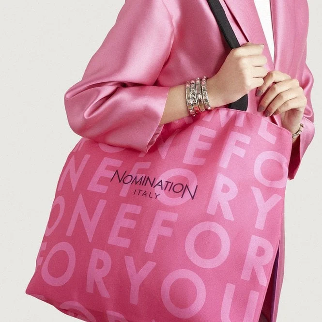 Pink Tote Shopping Bag
